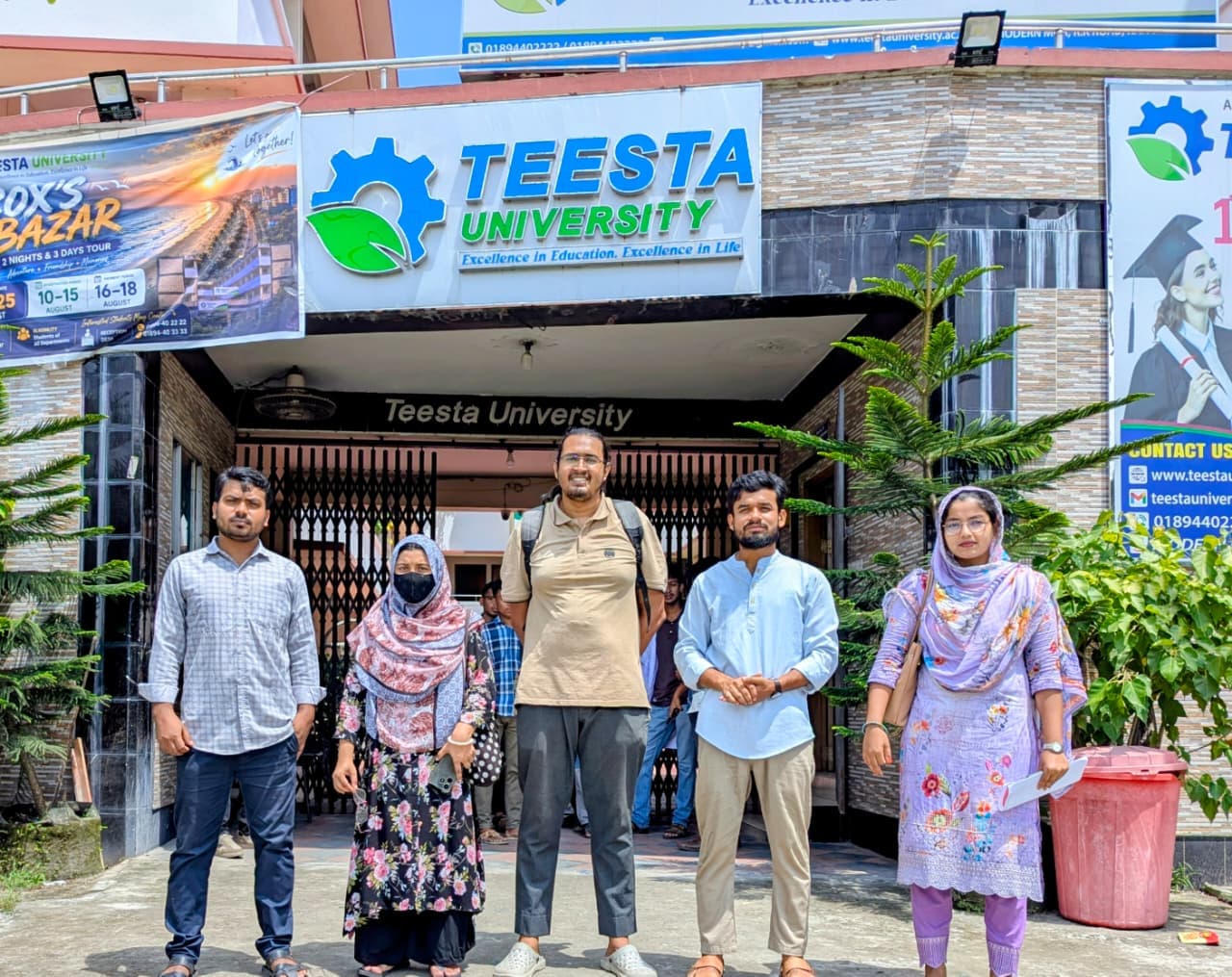 KRTC Student Ambassador Team at Teesta University, Rangpur