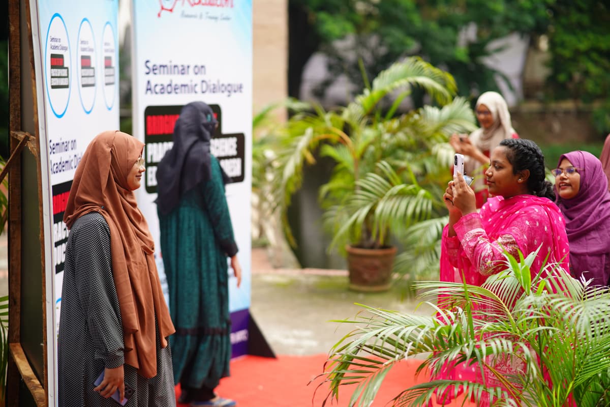 Dhaka seminar moment — KRTC team