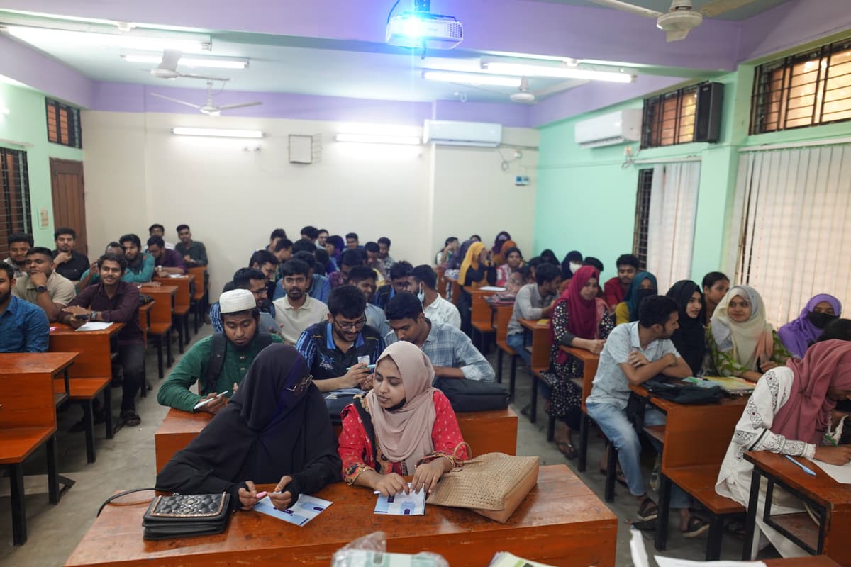 Seminar moment — students