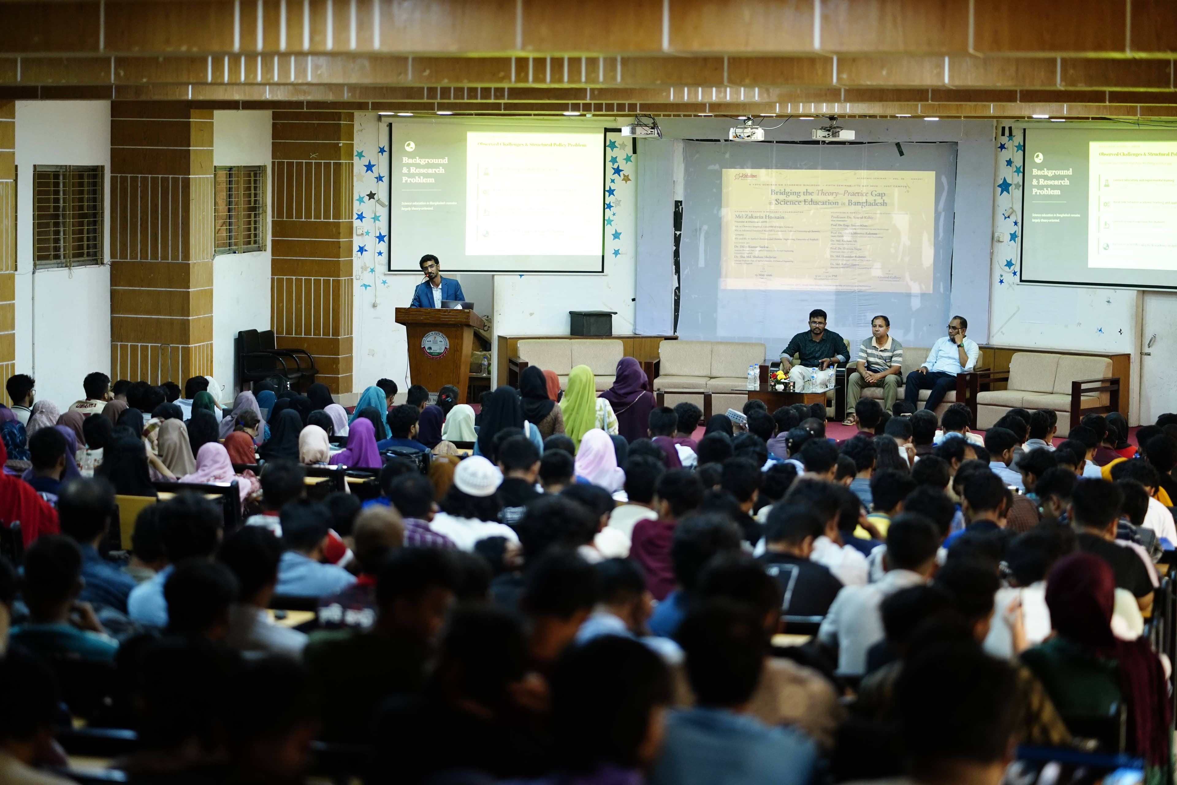 Open Q&A and discussion at the Jashore seminar