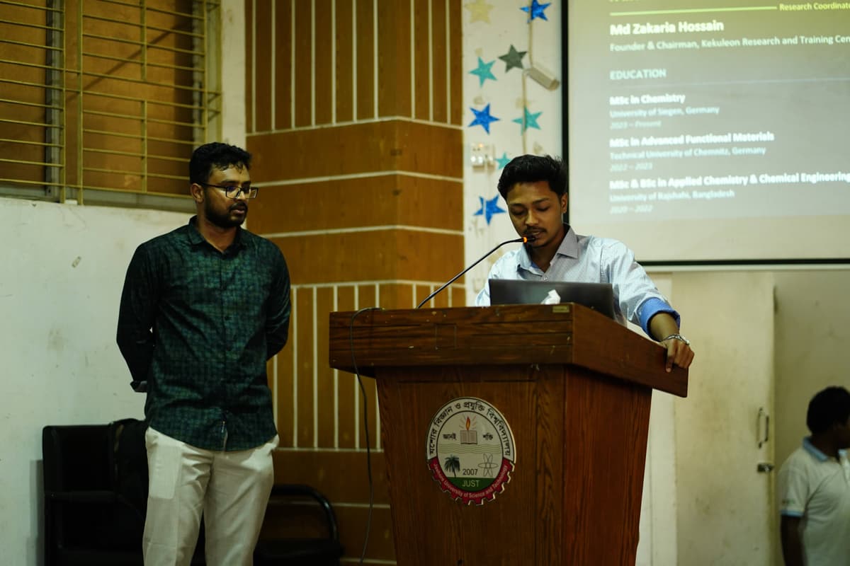 Jashore seminar moment — guests