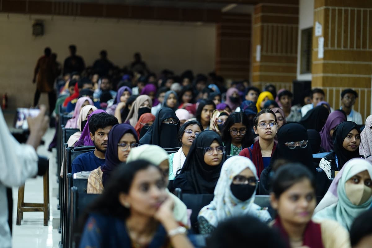 Jashore seminar moment — audience