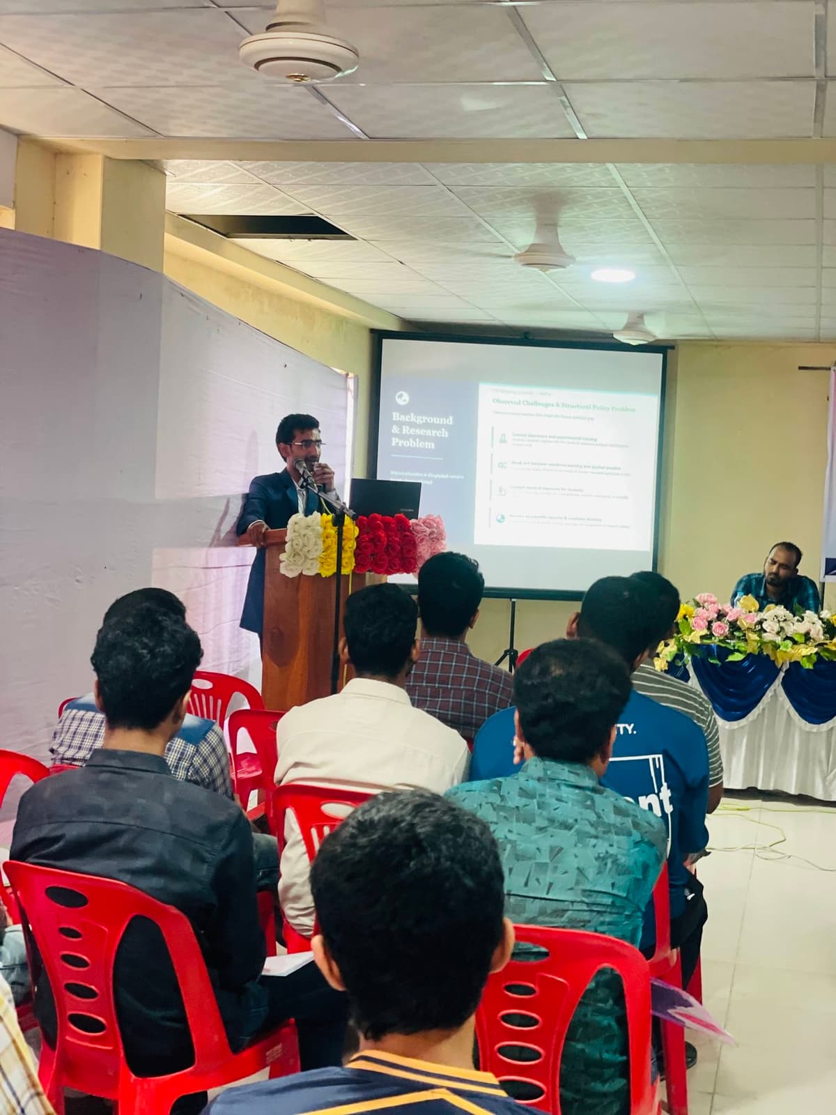 Pabna seminar moment — guests