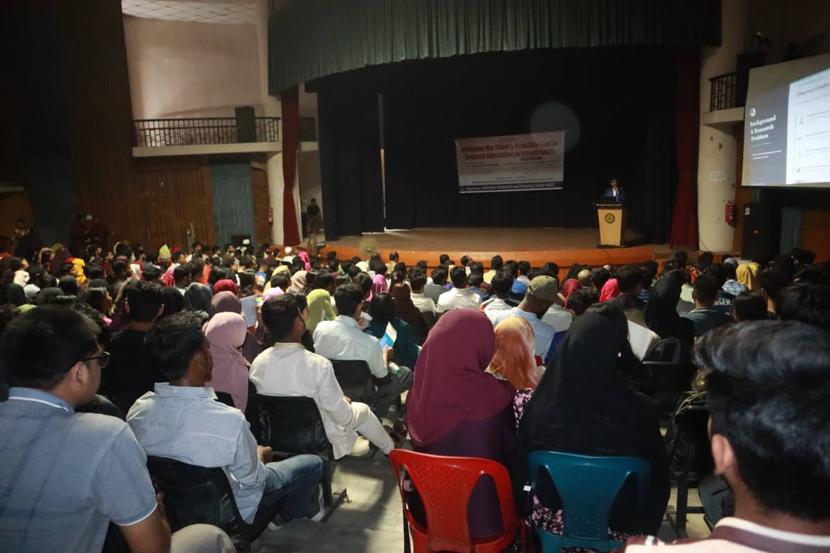 Rajshahi seminar moment — guests