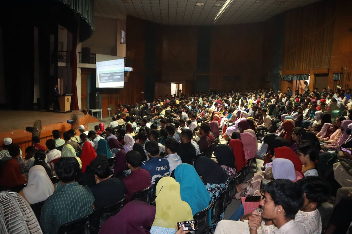 Rajshahi seminar moment — KRTC team