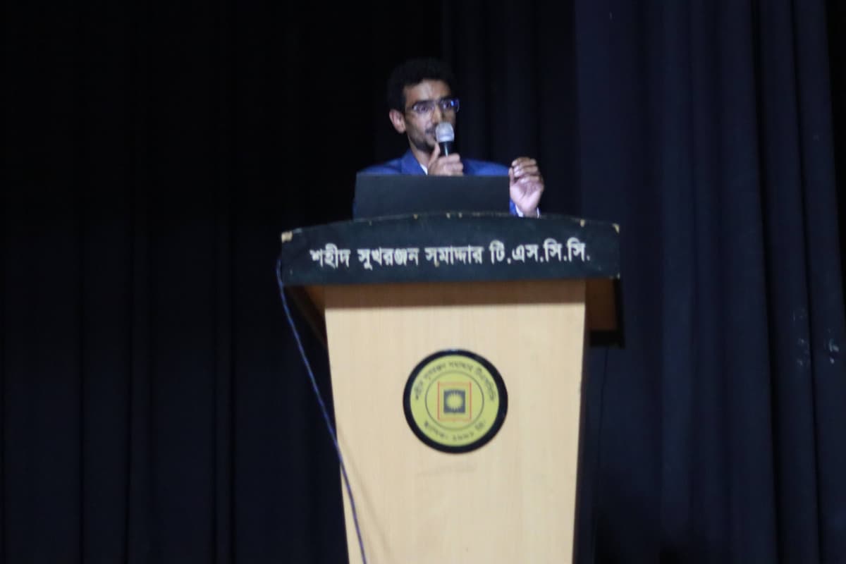 Rajshahi seminar moment — audience